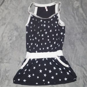 VICTORIA'S SECRET STARS LONG TUNIC TANK STARS